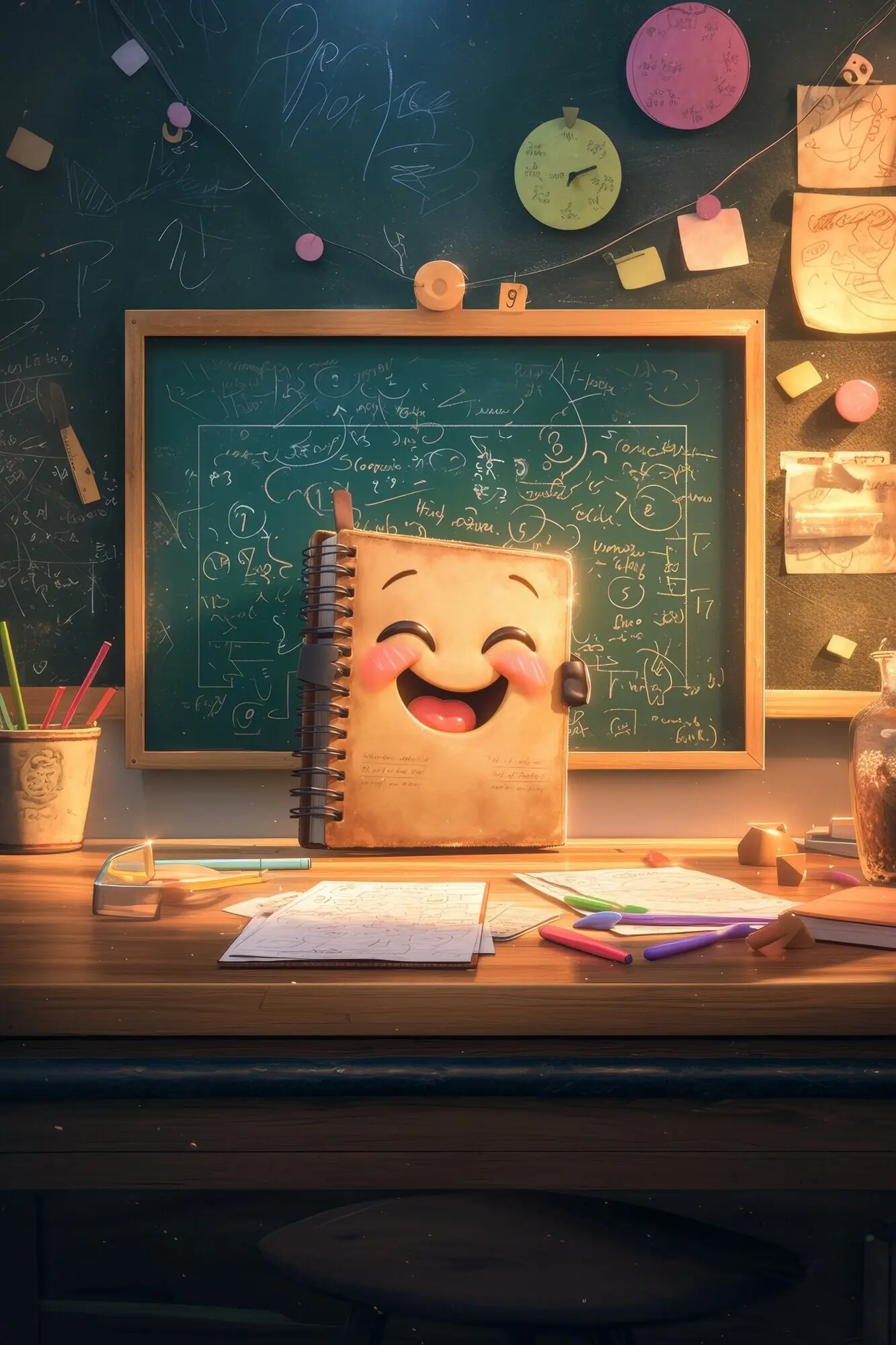 3D-Cartoon-Figur aus mathematischen Objekten